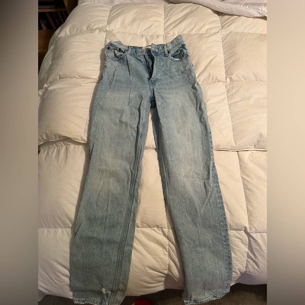 Abercrombie 90s Straight Ultra High rise (26 Long)